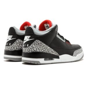 Air Jordan 3 Retro Black Cement (2018) - Sneaker basket homme femme - 3