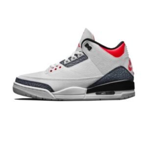 Air Jordan 3 Retro SE-T CO.JP Fire Red Denim - Sneaker basket homme femme - 1