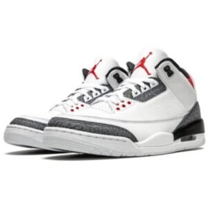 Air Jordan 3 Retro SE-T CO.JP Fire Red Denim - Sneaker basket homme femme - 2