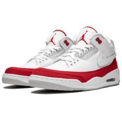 Air Jordan 3 Retro Tinker White University Red - Sneaker basket homme femme - 2