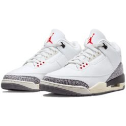 Air Jordan 3 Retro White Cement Reimagined - Sneaker basket homme femme - 2