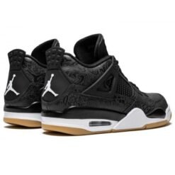 Air Jordan 4 Retro Laser Black Gum - Sneaker basket homme femme - 3