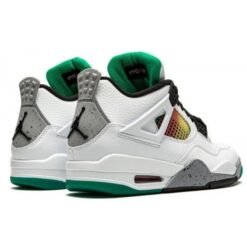 Air Jordan 4 Retro Lucid Green Rasta - Sneaker basket homme femme - 3