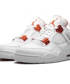 Air Jordan 4 Retro Metallic Orange - Sneaker basket homme femme - 2