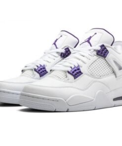 Air Jordan 4 Retro Metallic Purple - Sneaker basket homme femme - 2