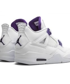 Air Jordan 4 Retro Metallic Purple - Sneaker basket homme femme - 3
