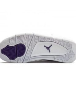 Air Jordan 4 Retro Metallic Purple - Sneaker basket homme femme - 4