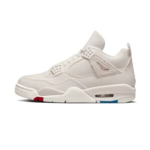 Air Jordan 4 Retro (Sail) Blank Canvas - Sneaker basket homme femme - 1