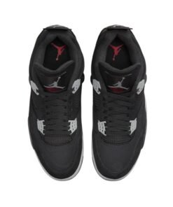 Air Jordan 4 Retro SE Black Canvas - Sneaker basket homme femme - 3