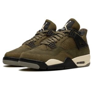 Air Jordan 4 Retro SE Craft Medium Olive - Sneaker basket homme femme - 2