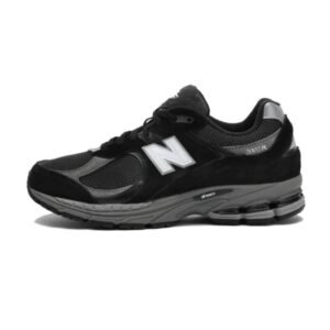 New Balance 2002R 2002R Black Dark Grey White - Sneaker basket homme femme - 1