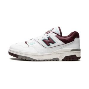 New Balance 550 Burgundy Cyan - Sneaker basket homme femme - 1