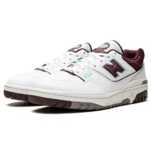 New Balance 550 Burgundy Cyan - Sneaker basket homme femme - 2