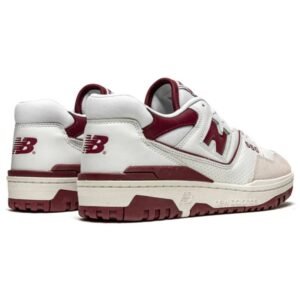 New Balance 550 Sea Salt Burgundy - Sneaker basket homme femme - 3