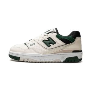 New Balance 550 Sea Salt Pine Green - Sneaker basket homme femme - 1