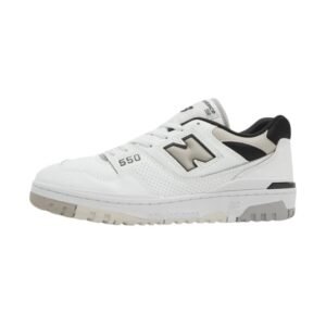 New Balance 550 White Grey Black - Sneaker basket homme femme - 1