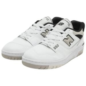 New Balance 550 White Grey Black - Sneaker basket homme femme - 2