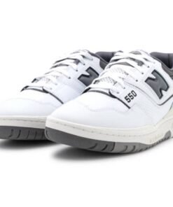 New Balance 550 White Grey Dark Grey - Sneaker basket homme femme - 2
