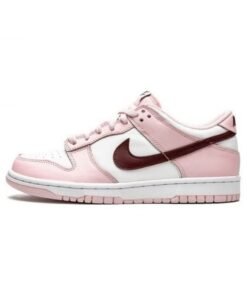 Nike Dunk Low Pink Foam Red White - Sneaker basket homme femme - 1