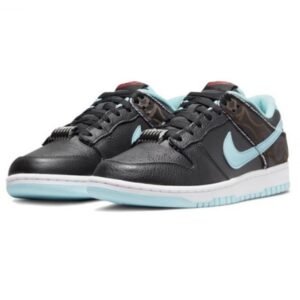 Nike Dunk Low SE Barber Shop Black - Sneaker basket homme femme - 2