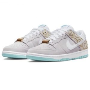 Nike Dunk Low SE Barber Shop Grey - Sneaker basket homme femme - 2