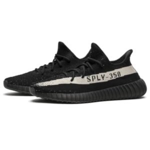 Yeezy Boost 350 V2 Core Black White - Sneaker basket homme femme - 2