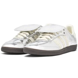 Adidas Samba Wales Bonner Silver - Sneaker basket homme femme - 2