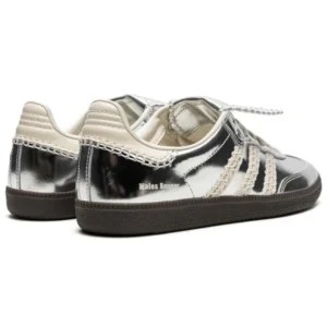 Adidas Samba Wales Bonner Silver - Sneaker basket homme femme - 3