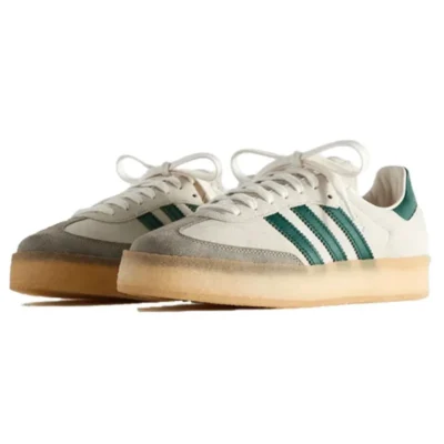 Adidas Clarks 8th Street Samba by Ronnie Fieg Chalk White Green - Sneaker basket homme femme - 2