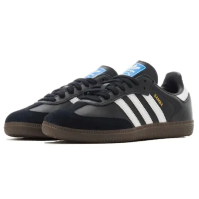 Adidas Samba OG Black White Gum - Sneaker basket homme femme - 2