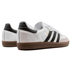 Adidas Samba OG Cloud White Core Black - Sneaker basket homme femme - 3