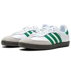 Adidas Samba OG Footwear White Green - Sneaker basket homme femme - 2