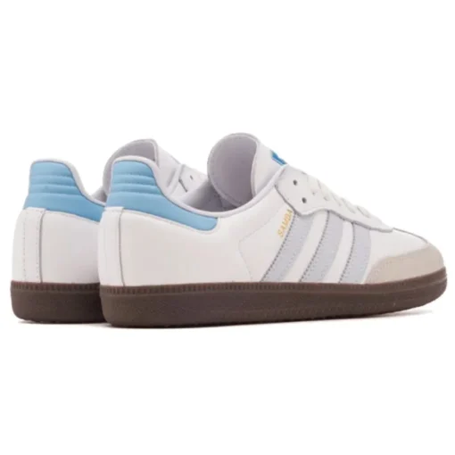 Adidas Samba OG White Halo Blue - Sneaker basket homme femme - 3