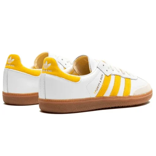 Adidas Samba Sporty & Rich White Bold Gold - Sneaker basket homme femme - 3