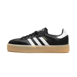 Adidas Sambae Black White Gum - Sneaker basket homme femme - 1