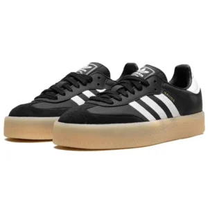 Adidas Sambae Black White Gum - Sneaker basket homme femme - 2