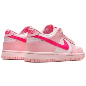 Nike Dunk Low Triple Pink - Sneaker basket homme femme - 3