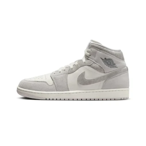 Air Jordan 1 Mid SE Neutral Grey Sail - Sneaker basket homme femme - 1