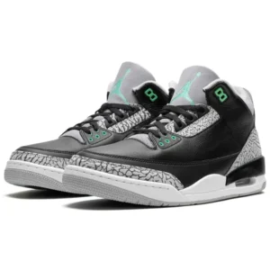 Air Jordan 3 Retro Green Glow - Sneaker basket homme femme - 2