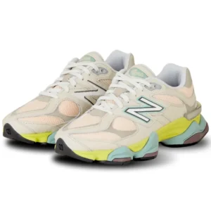 New Balance 9060 Moonbeam Vintage Rose Lime - Sneaker basket homme femme - 2