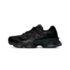 New Balance 9060 Triple Black Leather - Sneaker basket homme femme - 1