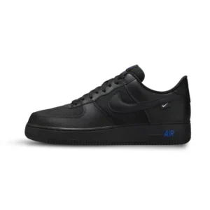 Nike Air Force 1 Low Black Astronomy Blue - Sneaker basket homme femme - 1