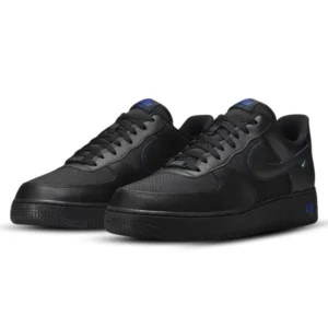 Nike Air Force 1 Low Black Astronomy Blue - Sneaker basket homme femme - 2