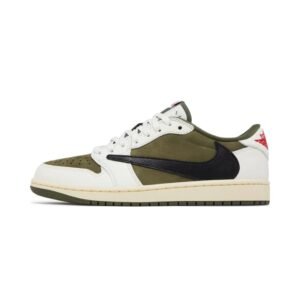 Air Jordan 1 Retro Low OG SP Travis Scott Medium Olive - Sneaker basket homme femme - 1