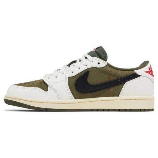 Air Jordan 1 Retro Low OG SP Travis Scott Medium Olive - Sneaker basket homme femme - 2