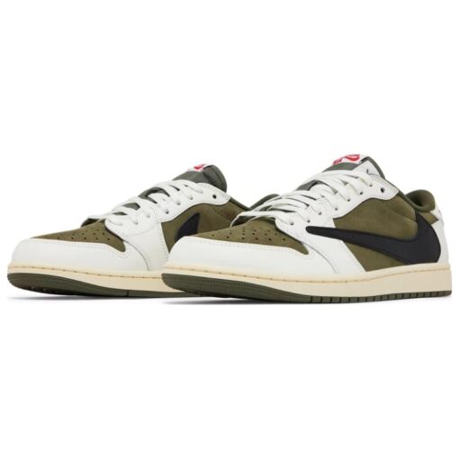 Air Jordan 1 Retro Low OG SP Travis Scott Medium Olive - Sneaker basket homme femme - 3