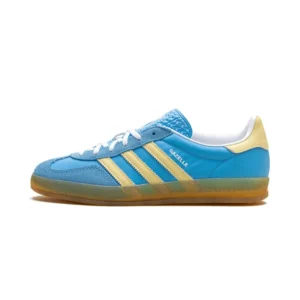 Adidas Gazelle Indoor Semi Blue Burst Almost Yellow - Sneaker basket homme femme - 1