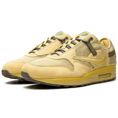 Air Max 1 Travis Scott Cactus Jack Saturn Gold - Sneaker basket homme femme - 2