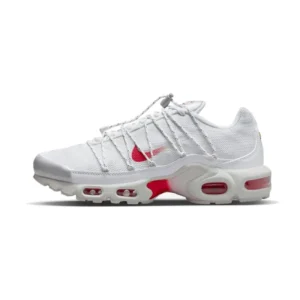 Air Max Plus Lace Utility White University Red - Sneaker basket homme femme - 1