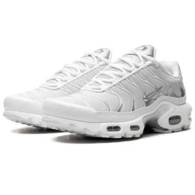 Air Max Plus White Metallic Silver - Sneaker basket homme femme - 2